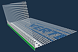 Куточок з капельником фасадний ПВХ та армувальною сіткою Вертекс (Vertex) 2,5 метра, фото 2
