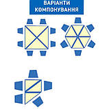 Стіл мобільний модульний «Трикутник» 60⁰ регульований, фото 10