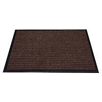 Придверный коврик 60*40 см на резиновой основе (коричневый)