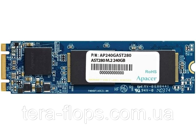 SSD накопичувач Apacer AST280 240GB M.2 (AP240GAST280-1)  (DC)