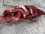 Ножі для ґрунтофрези R175 / 180N / 190N / 195NM (9 правий + 9 лівий) — 18 шт.(комплекс) мотоблоків, фото 3