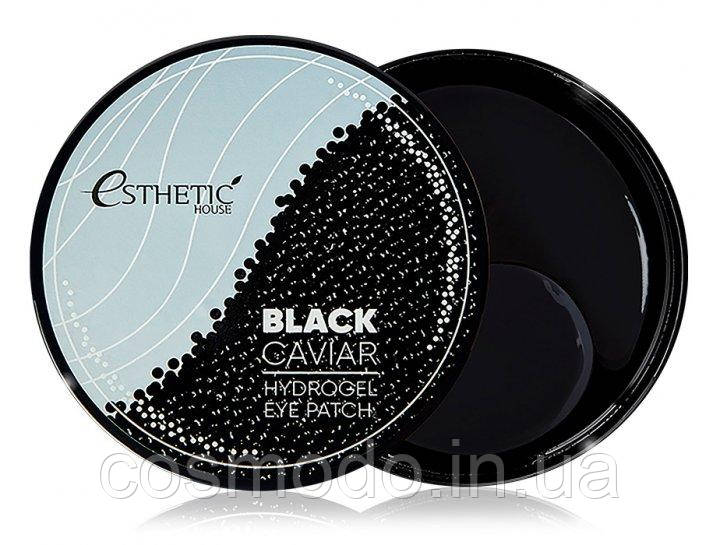 Гідрогелеві патчі для очей, з екстрактом чорної ікри Esthetic House Black Caviar Hydrogel Eye Patch