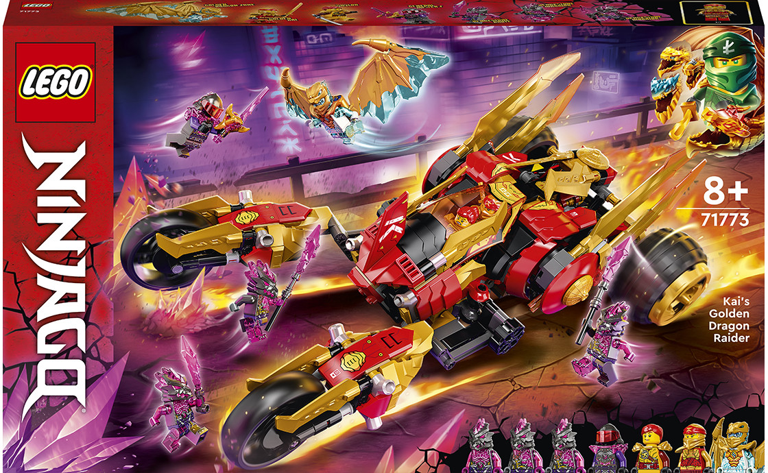 LEGO Ninjago Багі Кая «Золотий дракон» 624 деталі (71773)