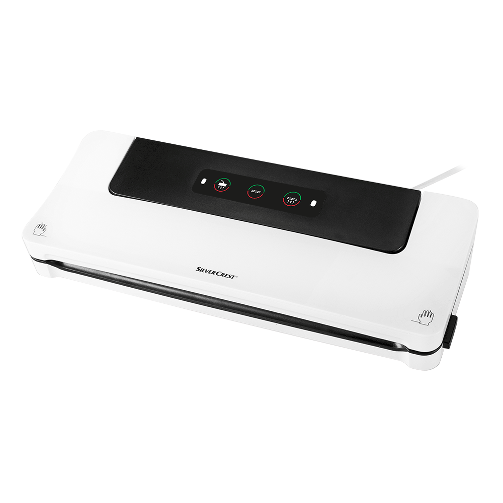 Вакууматор для пакування їжі + рулон плівки 3м Silver Crest SFS 120 A1 (110 Вт, ширина до 28см, німецький)