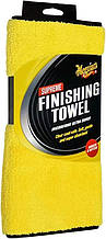 Рушник мікрофібровий фінішний - Meguiar's Supreme Finishing Towel 30x50 см. 1050 gsm жовтий (X1906EU)