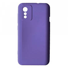 Чохол Silicone Case Camera (без лого) для ZTE Blade L9 lilac