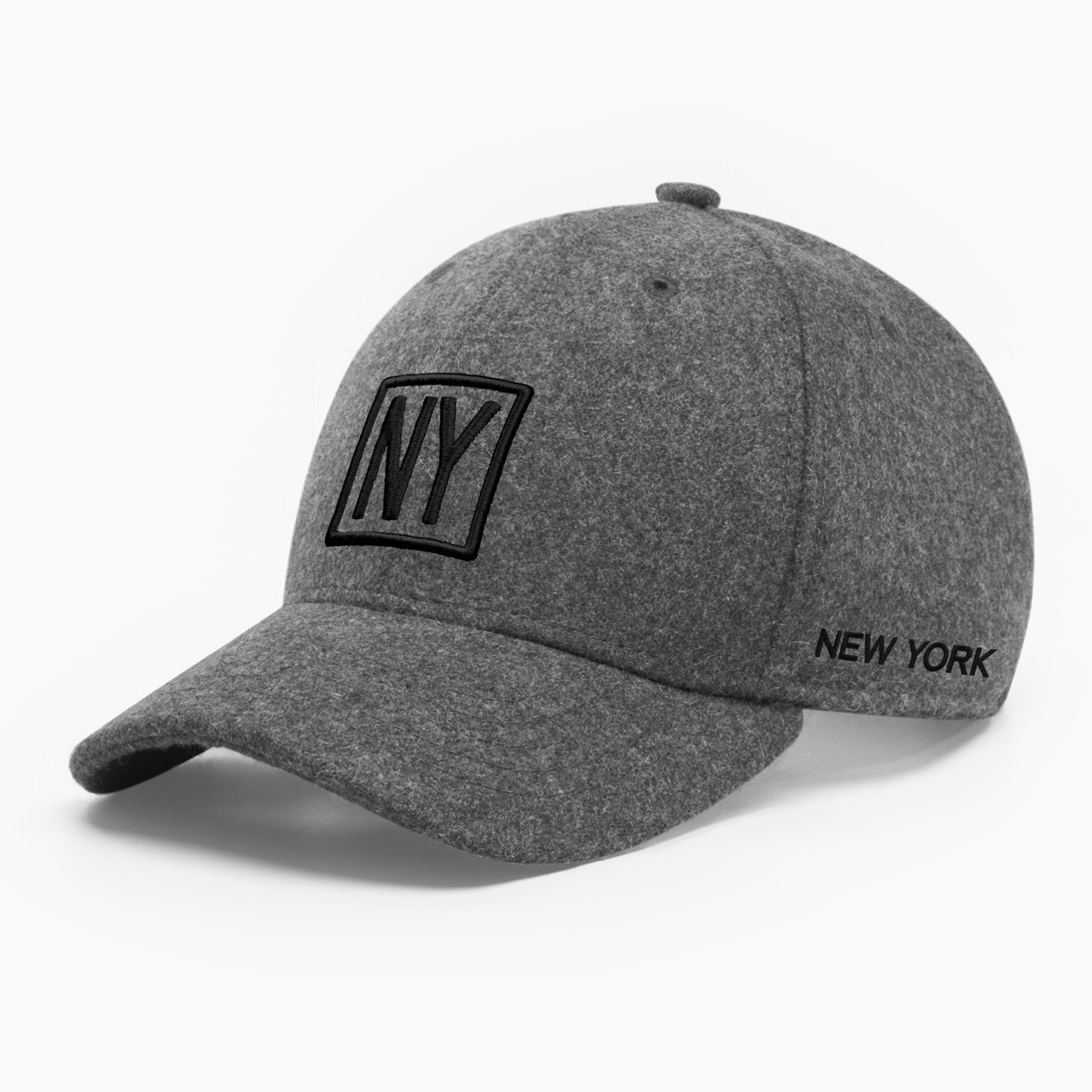 Зимова бейсболка без застібки INAL Нью Йорк NY New York S / 53-54 Сірий 56553