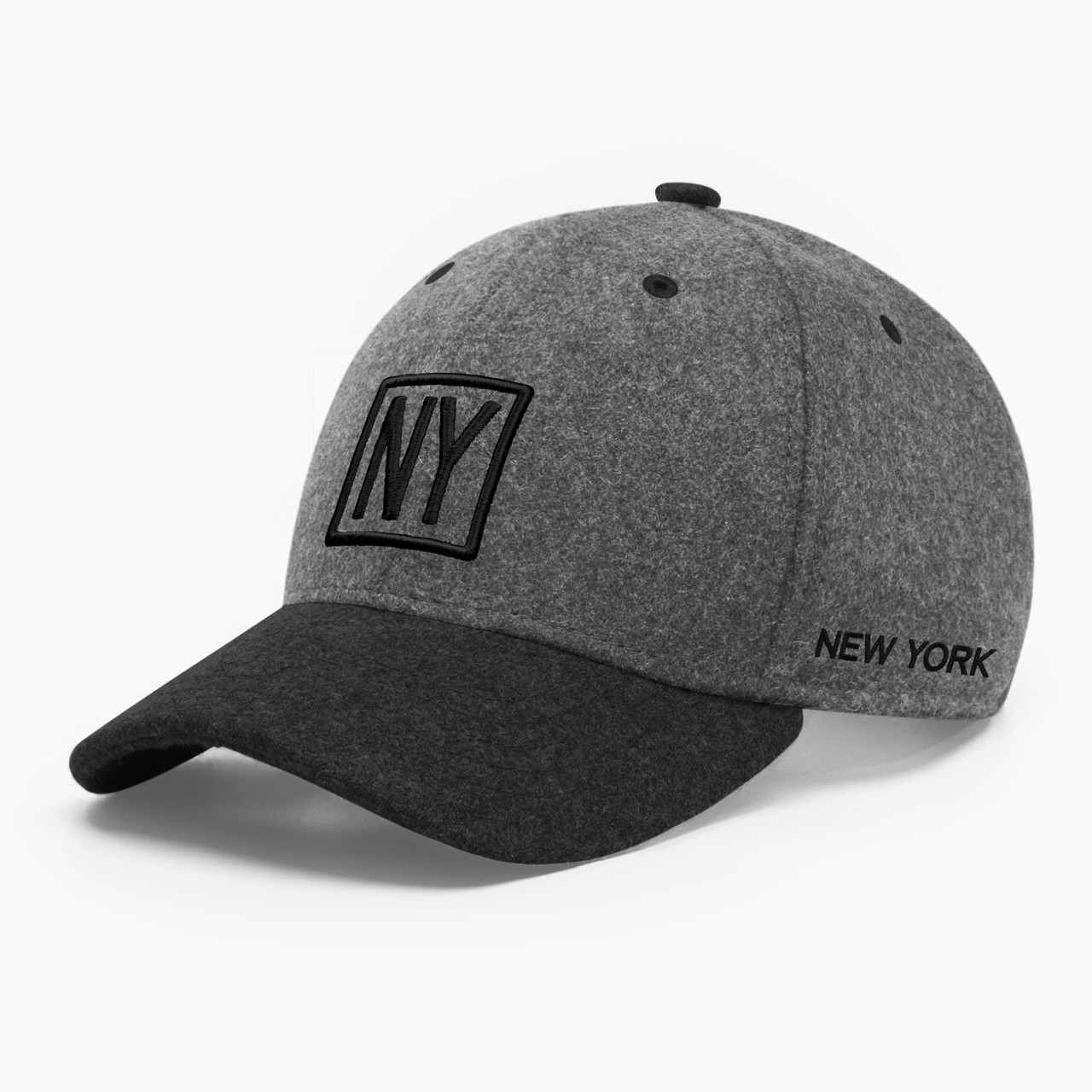 Зимова бейсболка без застібки INAL Нью Йорк NY New York S / 53-54 Сірий 57253