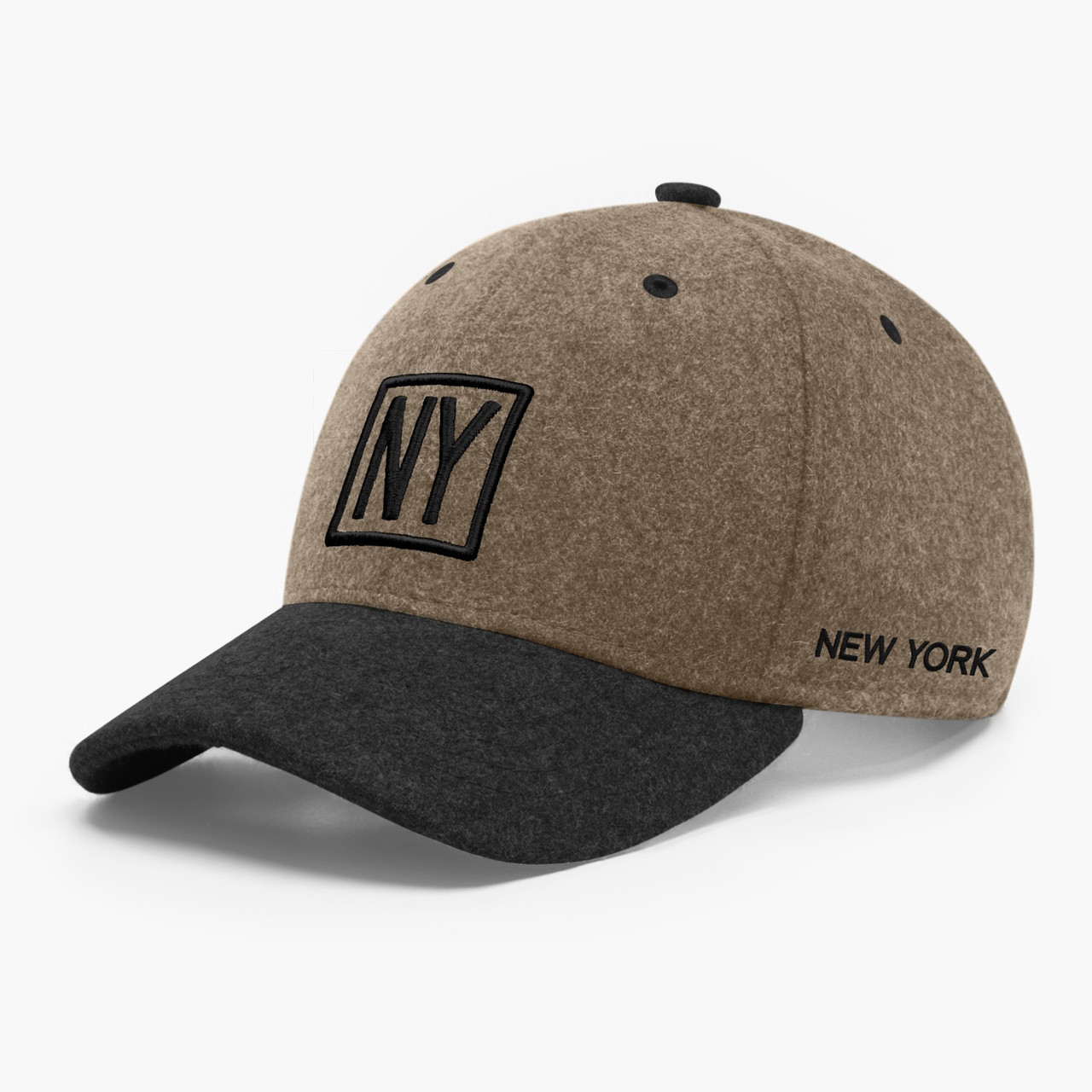 Зимова бейсболка без застібки INAL Нью Йорк NY New York S / 53-54 Бежевий 57953, фото 1