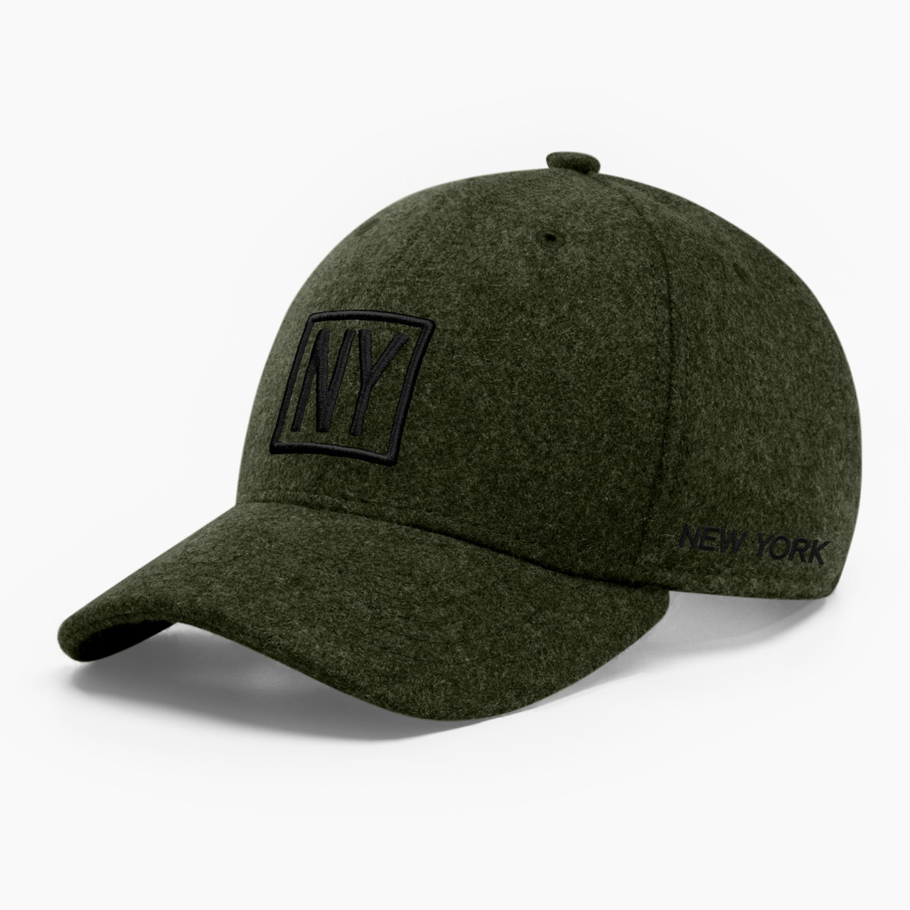 Зимова бейсболка без застібки INAL Нью Йорк NY New York S / 53-54 Оливковий 62053
