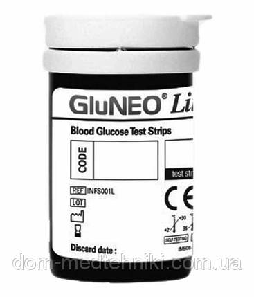 Тест-смужки ГлюНео Лайт (GluNeo Lite), 25 шт., фото 1