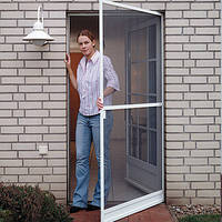 Преміумсітка дверна посилена з імпосом. Колір — антрацит, золотий дуб,горіх