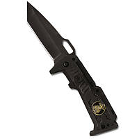 Ніж, Police, складаний, чорний, сталь, Mil-Tec Німеччина