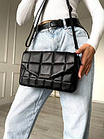 Модная женская стеганая сумочка из экокожи высокого качества, сумочка клатч стеганая из эко кожи Ронни