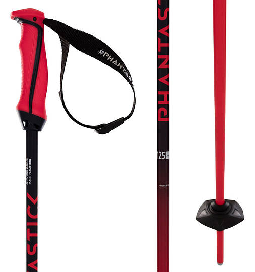 Палиці гірськолижні Volkl Phantastick Ski Poles (16 mm) 110 Red-Black, фото 3