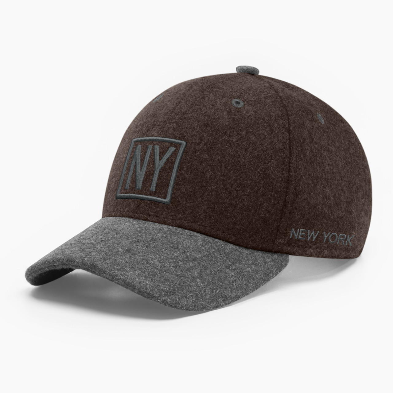 Бейсболка зимова чоловіча INAL Нью Йорк NY New York S / 53-54 Коричневий 73753
