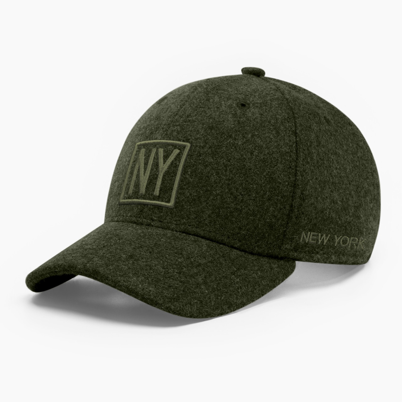 Бейсболка зимова чоловіча INAL Нью Йорк NY New York S / 53-54 Оливковий 75853