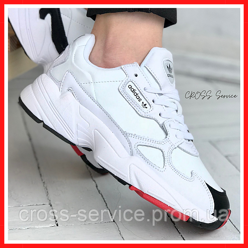 Купить Кроссовки женские Adidas Falcon white / Адидас Фалькон белые ...