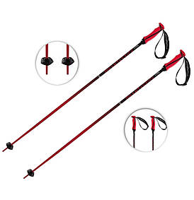 Палиці гірськолижні Volkl Phantastick Ski Poles (16 mm) 110 Red-Black