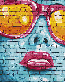 Картина за номерами Street art girl 40*50 см ArtCraft 10248-AC