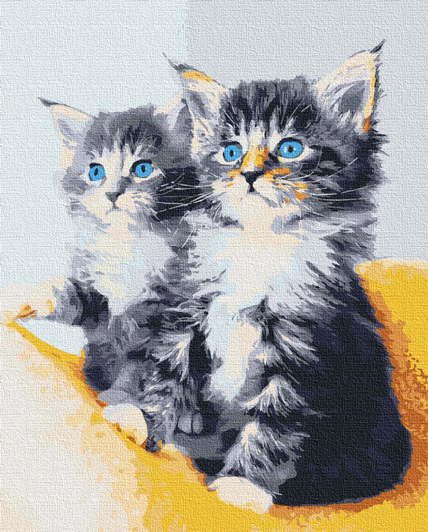 Картина за номерами Блакитноокі кошенята 40*50 см ArtCraft 11617-AC