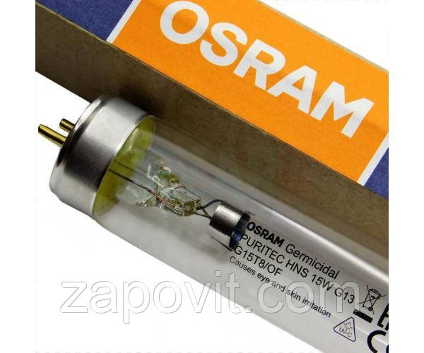 Лампа бактерицидна OSRAM HNS 15W G13 (безозонова)