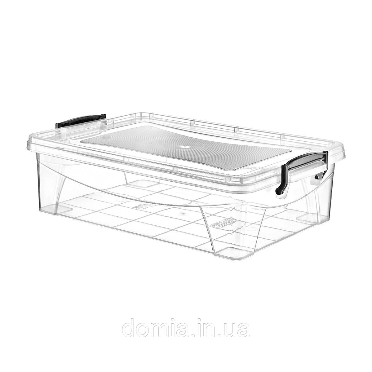 Контейнер харчовий прямо. з ручками (26*17*8,5) 2,2 л., SA-355, Irak Plastik, Туреччина