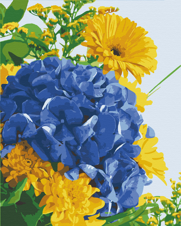 Картина за номерами Гортензія у квітах 40*50 см ArtCraft 13123-AC