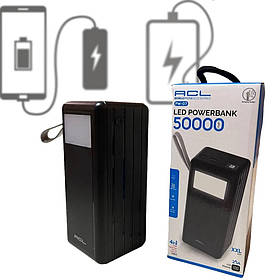 Power bank 50000 mAh повербанк ACL PW-07 зарядний пристрій зарядний пристрій Lightning Type-C MicroUSB USВ