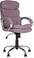 Офисное компьютерное кресло руководителя Дольче Dolce Tilt CHR68 ткань Soro-65 Фиолетовое IM
