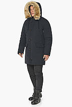 Куртка тепла чоловіча графітова на зиму модель 41255 52 (XL), фото 3