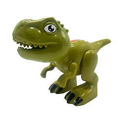 Дитяча тріскачка "Динозавр" Bambi S38 8 см Зелений, World-of-Toys