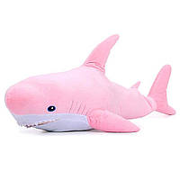 Яскрава іграшка подушка з холлофайбера Акула 140 см Рожева, Іграшки-обіймашки, Блохей акула Ikea м'яка іграшка