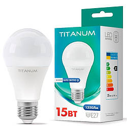 LED лампа TITANUM A65 15W E27 4100K (TLA6515274)