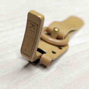 Оригінальні гачки шубові - темний беж