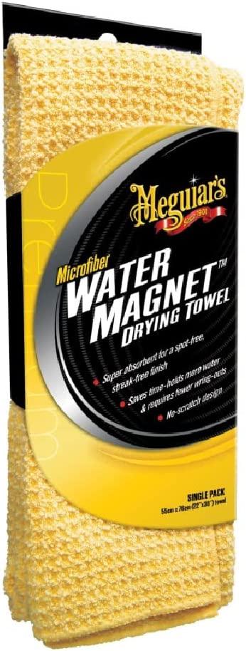 Рушник вафельний для збору води - Meguiar's Water Magnet Microfiber Drying Towel 55х76 см. жовтий (X2000EU)