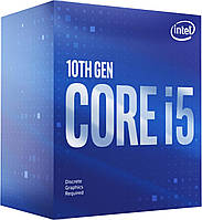 ЦПУ Intel Core i5-10400F 6/12 2.9GHz 12M LGA1200 65W w/o graphics box (BX8070110400F)