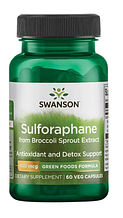 Swanson Sulforaphane from Broccoli Sprout Extract 400 mcg 60 Caps