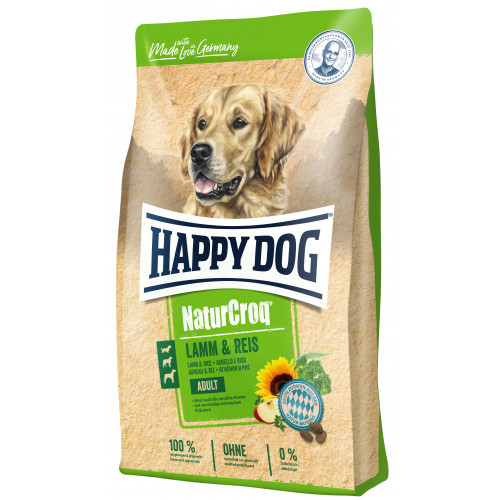 Happy Dog (Хепі Дог) Naturcroq Lamm — Сухий корм для собак із чутливим травленням з ягням 4 кг