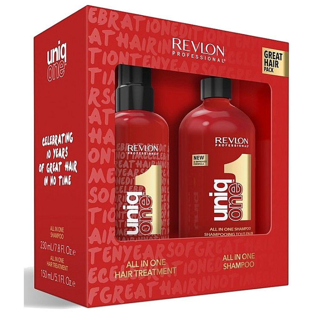Набір для догляду за волоссям Revlon Professional Uniq One All In One (sh/230 мл + spray/150 мл)