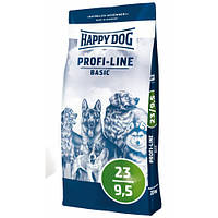 Happy Dog (Хеппи Дог) Prof-Line Basic 23/9,5 - Сухой корм для взрослых собак всех пород, 20 кг