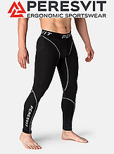 Компресійні штани чоловічі лосини компресійні легінси для єдиноборств Peresvit Air Motion Compression Leggins Black