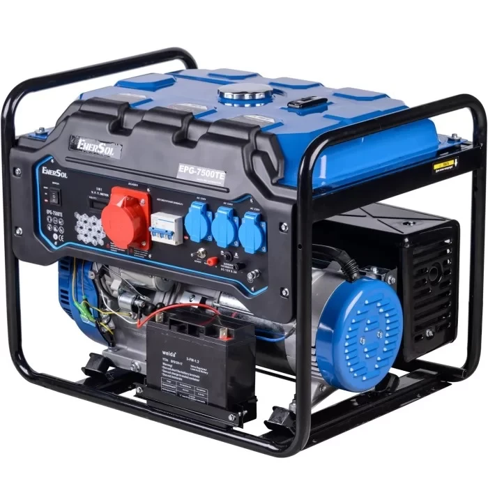 Бензиновий генератор EnerSol EPG-7500TE (7.5 кВт, ~3ф, 380 В)