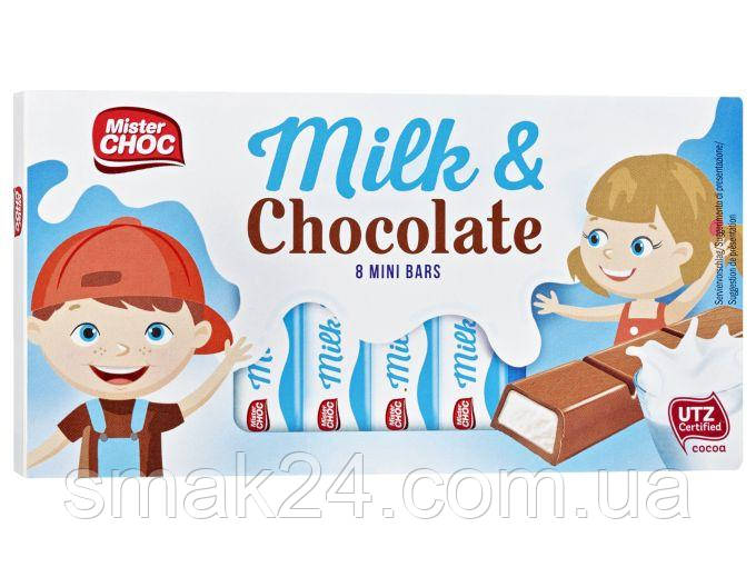 Шоколад молочный с молочной начинкой Mister Choc Milch&Schokolade