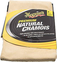 Рушник натуральний замшевий - Meguiar's Premium Natural Chamois 16x2x25 см. бежевий (X2100)