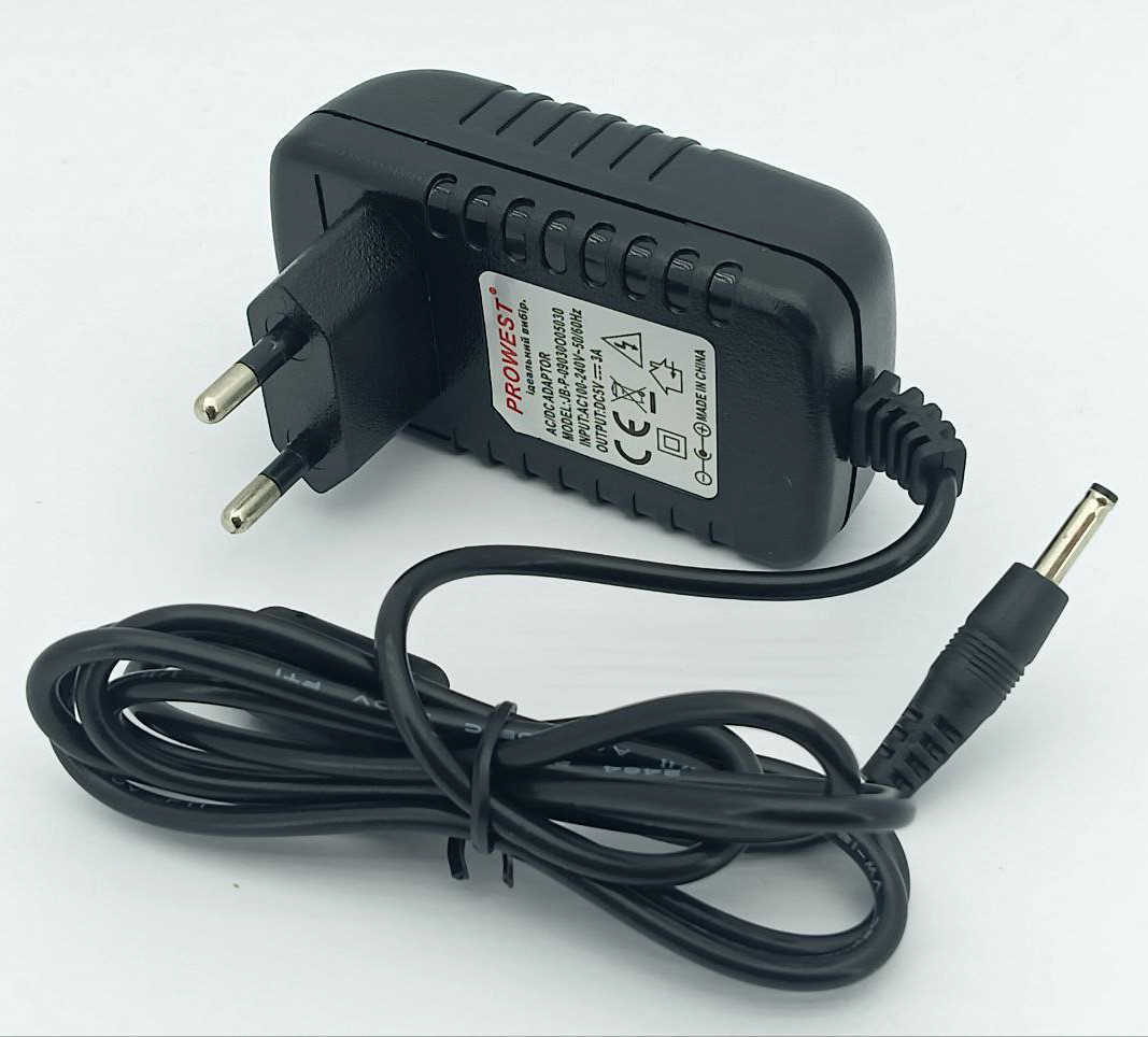 Блок живлення 5V 3A штекер 3.5x1.35mm
