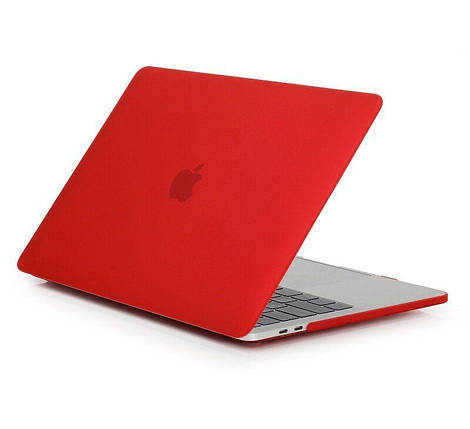 Чохол-накладка HardShell Case for MacBook Pro 16'' (2019-2020) Matte Red, фото 1