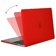 Чохол-накладка HardShell Case for MacBook Pro 16'' (2019-2020) Matte Red, фото 3