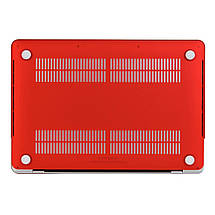 Чохол-накладка HardShell Case for MacBook Pro 16'' (2019-2020) Matte Red, фото 6