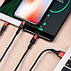USB кабель 3 в 1 Hoco X26 lightning / micro / Type-C (1m), фото 4